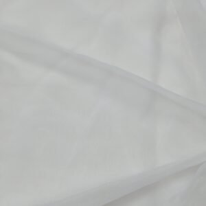Dyeable White Viscose Glass Tissue Fabric Big Panna D.No.493